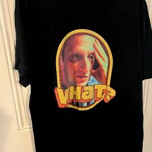 Bella Canvas Black 'What?' Graphic Tee